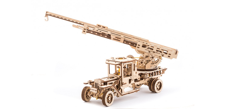Ugears Brandweertruck met ladder