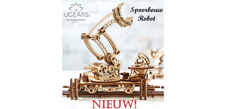 70026 UGears Spoorbouw robot