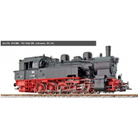 31106 ESU Stoomlocomotief Serie 94 - 94 1666 DB T16 zwart Ep III LokSound en rookgenerator, rangeerkoppeling DC/AC
