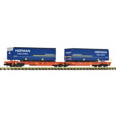 6660118 Fleischmann N Doppeltaschen-Gelenkwagen T2000 Wascosa Hofman Kozijnen