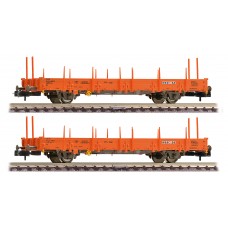 825752 Fleischmann N 2-delige Set Rongenwagens WASCOSA