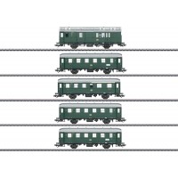 23225 Trix Set personenrijtuigen Deutsche Bundesbahn met verlichting DCC