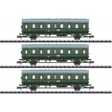 18277 Minitrix N Wagen-Set 3-delig "Nahverkehr der DR"