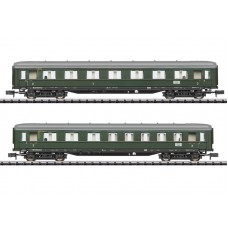 18287 Minitrix N Sneltreinrijtuigen Set 2 "D 96"