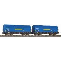 58296 Piko 2-delige Set Teleskophaubenwagen Transwaggon V