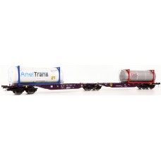 28400 Mehano Container Draagwagen Sggmrss90 Railrelease B.V.