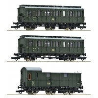 6200130 Roco 3-delige Set 1: Nebenbahnzug DR
