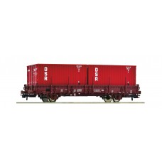 6600138 Roco Rongenwagen met containers DSR DR