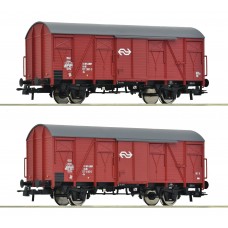 6600151 Roco Set 2-delig NS Gesloten goederenwagens