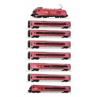 5500002 Roco 8-delige set: „100 Jahre ÖBB“ Railjet ÖBB