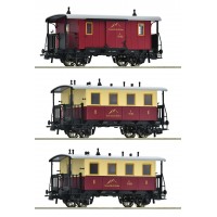 6200063 Roco 3-delige set Tandradbaan Personentrein Sonnblick-Bahn