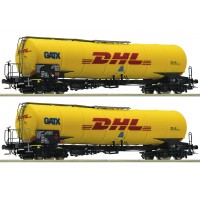 76024 Roco Set ketelwagens GATX DHL