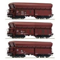 77033 Roco 3-delige set Selbstentladewagen HOLCIM