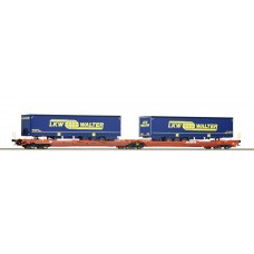 77393 Roco Doppeltaschen-Gelenkwagen T3000e LKW Walther WASCOSA
