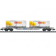 15492 Minitrix N Containerwagen "Coop" SBB Cargo