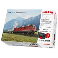 29488 Marklin Digitale startset Digitale startset "Zwitserse goederentrein met Re 620" met MS3 en geluid