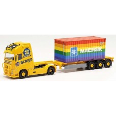 315364 Herpa Volvo FH Gl. XL C.Sz. Acargo 10 J. + 20 ft. Maersk Rainbow 1:87