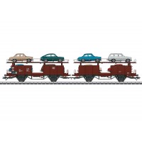 46129 Marklin Autotransportwagen Laaes belading van modelauto's VW type 3 1500 en 1600 DB