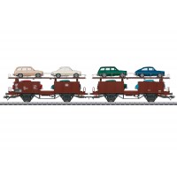 46139 Marklin Autotransportwagen Laaes belading van modelauto's VW type 3 1500 en 1600 DB