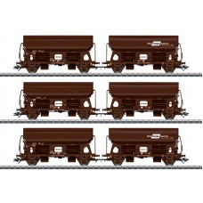 46308 Marklin 6-delige set zwenkdakwagens Rail Cargo Austria ÖBB