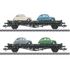 46408 Marklin Set autotransportwagens SNCF met 2CV