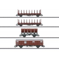 46662 Marklin 4-delige set goederenwagens DB