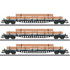 47153 Marklin Set rongenwagens met lading hout