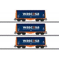 47223 Marklin 3-delige Set schuifhuifwagens NL WASCOSA AG