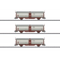 47303 Marklin Set schuifdak-/schuifwandwagens Tbis SJ