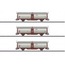 47303 Marklin Set schuifdak-/schuifwandwagens Tbis SJ