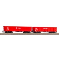 58234 Piko 2-delige set Eaos Hogeboordwagens met zandlading DB Cargo V