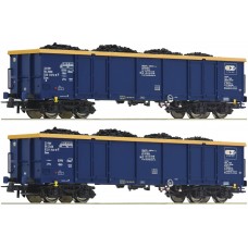 76086 Roco CTL open goederenwagens met kolen