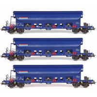 83203 B-Models Set van drie Zwenkdakwagens NACCO