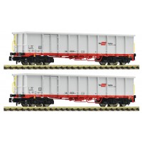 830256 Fleischmann N Set 2-delig Open goederenwagens Eanos ÖBB