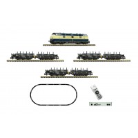 931902 Fleischmann N z21 Startset Diesellok BR 221 met goederentrein DB