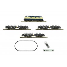 931902 Fleischmann N z21 Startset Diesellok BR 221 met goederentrein DB