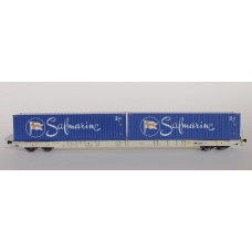 96010055 Igra Model Sggnss 80 VTG/BoxXpress beladen met 2 SAFMARINE containers