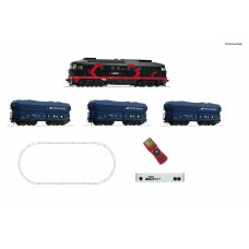 51342 Roco Startset z21 Digitaal Diesellocomotief BR 232 met goederentrein Cargounit PKP