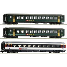 6200022 Roco 3-delige Set 1 „Bözberg Interregio“ SBB