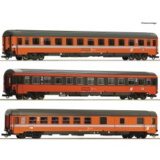 74043 Roco 3-delige set rijtuigen Set 1: EC 60 „Maria Theresia“ ÖBB