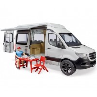 02672 Bruder Mercedes Benz Camper met toebehoren 1:16