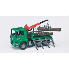 02769 Bruder MAN TGA Houttransporter met boomstammen 1:16