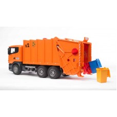 03560 Bruder Scania Vuilniswagen met containers 1:16