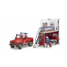 62701 Bruder Brandweerkazerne met brandweerauto 1:16