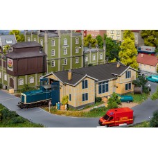 120287 Faller Locomotiefloods enkelsporig