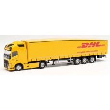 314626 Herpa Volvo FH Gl. Schmitz Ecoflex DHL 1:87