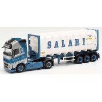 314718 Herpa Volvo FH Gl. 30 ft. B.Con. Salari (NL) 1:87