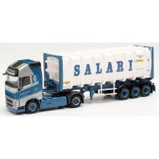 314718 Herpa Volvo FH Gl. 30 ft. B.Con. Salari (NL) 1:87