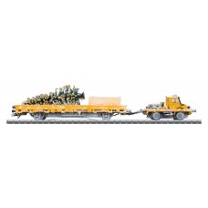 39942 Märklin DB-AG 2-delige Unimog set TYP 1650 kerstboom transport MFX+ Sound