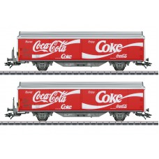48344 Marklin Set schuifwandwagens Hbils-vy Coca-Cola